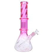 Valiant Twisted Neon Beaker with Tree Perc