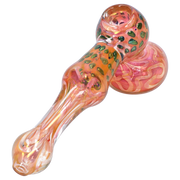 Valiant Gold Fume and Slime Hammer Bubbler - 8 in.