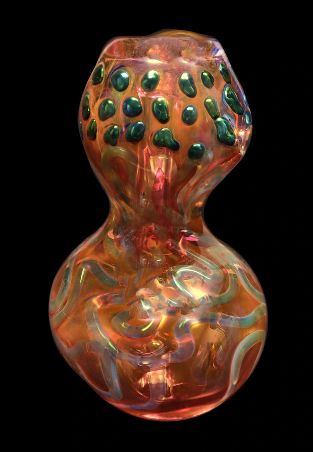 Valiant Gold Fume and Slime Hammer Bubbler - 8 in.
