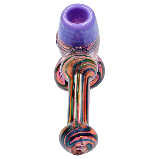 Valiant Gold Fume Hammer Bubbler - 7 in.