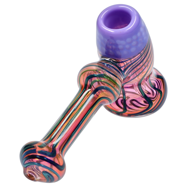 Valiant Gold Fume Hammer Bubbler - 7 in.