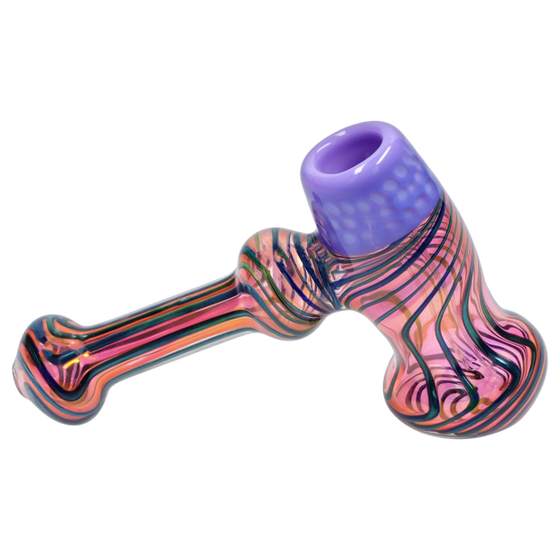 Valiant Gold Fume Hammer Bubbler - 7 in.