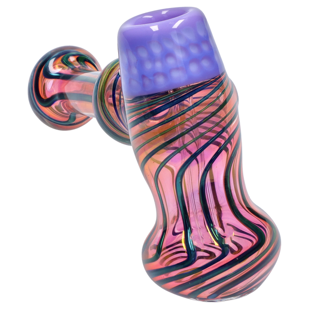Valiant Gold Fume Hammer Bubbler - 7 in.