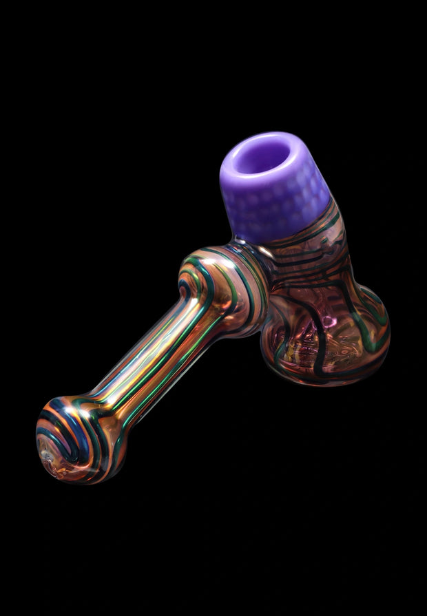 Valiant Gold Fume Hammer Bubbler - 7 in.