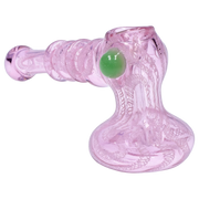 Valiant Pink Twist Hammer Bubbler - 6 in.
