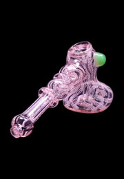Valiant Pink Twist Hammer Bubbler - 6 in.