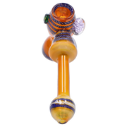 Valiant Gold Fume with Locket Hammer Bubbler - 9 in.