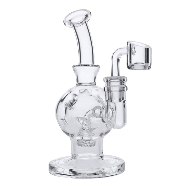 7" Sphere Bubbler Dab Rig w/Quartz Banger
