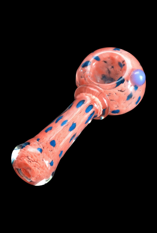 Valiant Frit with Twisted Mouthpiece Spoon Pipe - 4 in.