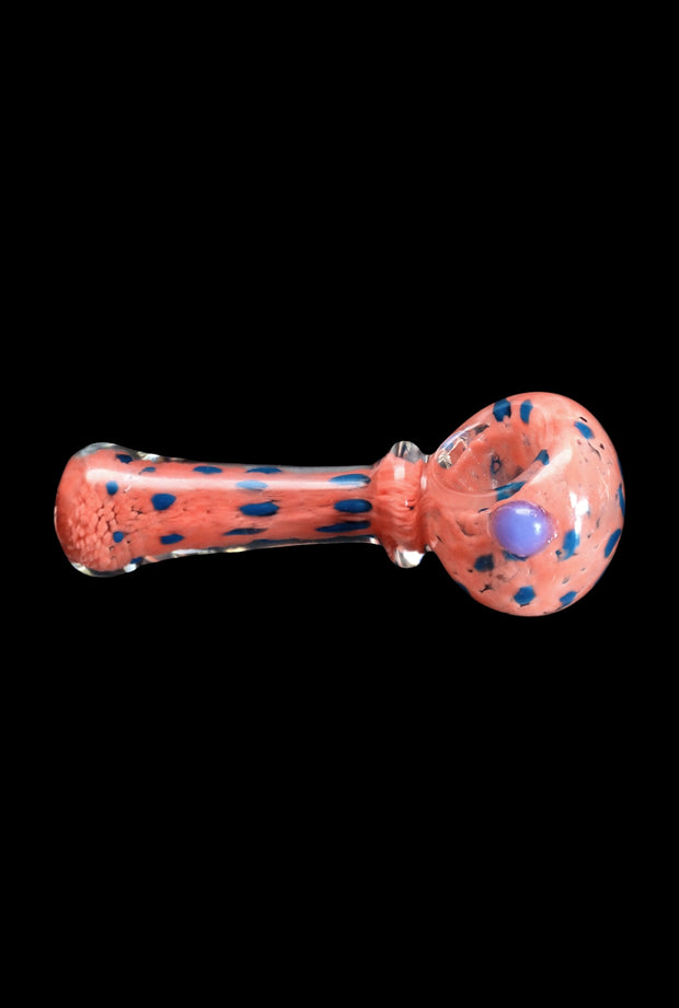 Valiant Frit with Twisted Mouthpiece Spoon Pipe - 4 in.