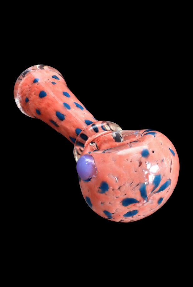 Valiant Frit with Twisted Mouthpiece Spoon Pipe - 4 in.