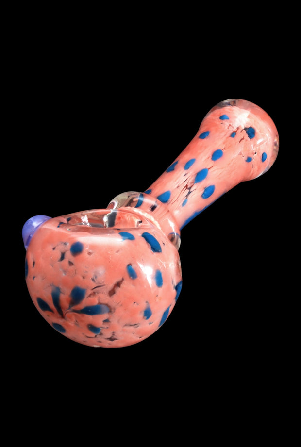 Valiant Frit with Twisted Mouthpiece Spoon Pipe - 4 in.