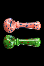 Valiant Frit with Twisted Mouthpiece Spoon Pipe - 4 in.