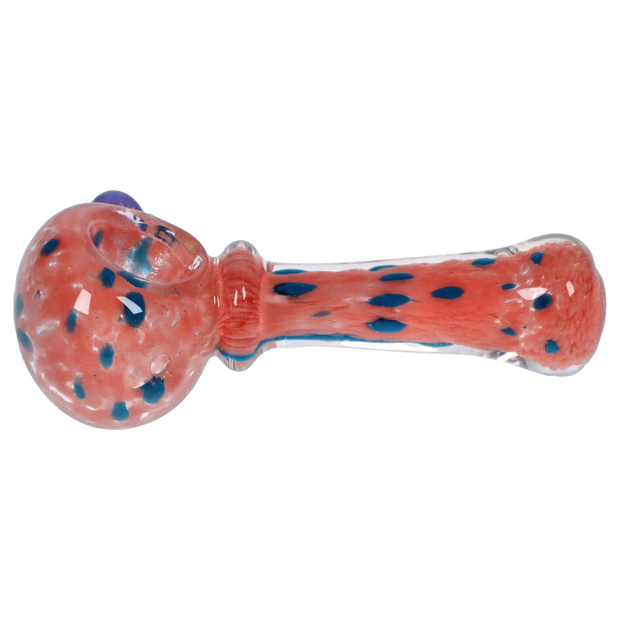 Valiant Frit with Twisted Mouthpiece Spoon Pipe - 4 in.