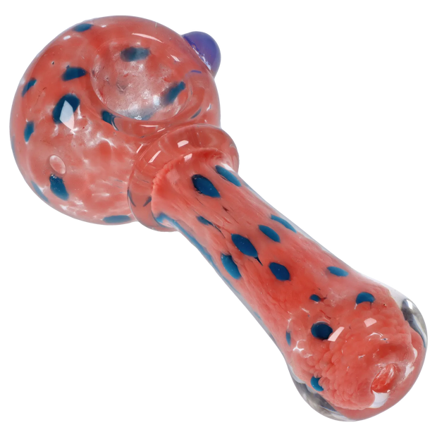 Valiant Frit with Twisted Mouthpiece Spoon Pipe - 4 in.