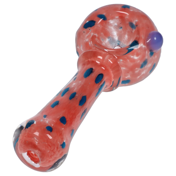 Valiant Frit with Twisted Mouthpiece Spoon Pipe - 4 in.