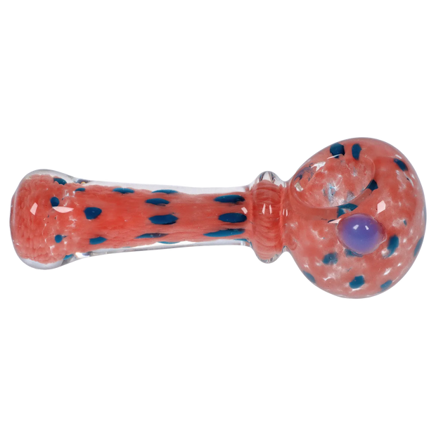 Valiant Frit with Twisted Mouthpiece Spoon Pipe - 4 in.