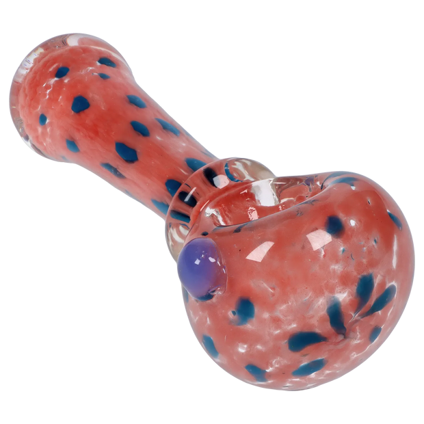 Valiant Frit with Twisted Mouthpiece Spoon Pipe - 4 in.