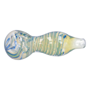 Valiant Frit Fumed with Piping Spoon Pipe - 2.5 in.