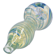 Valiant Frit Fumed with Piping Spoon Pipe - 2.5 in.