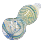 Valiant Frit Fumed with Piping Spoon Pipe - 2.5 in.