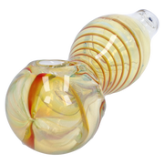 Valiant Frit Fumed with Piping Spoon Pipe - 2.5 in.