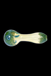 Valiant Frit Fumed with Piping Spoon Pipe - 2.5 in.
