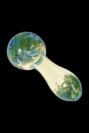 Valiant Frit Fumed with Piping Spoon Pipe - 2.5 in.