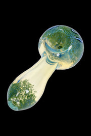 Valiant Frit Fumed with Piping Spoon Pipe - 2.5 in.