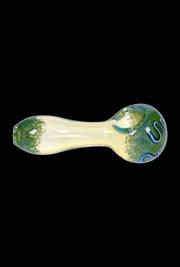 Valiant Frit Fumed with Piping Spoon Pipe - 2.5 in.