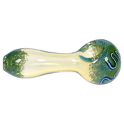 Valiant Frit Fumed with Piping Spoon Pipe - 2.5 in.