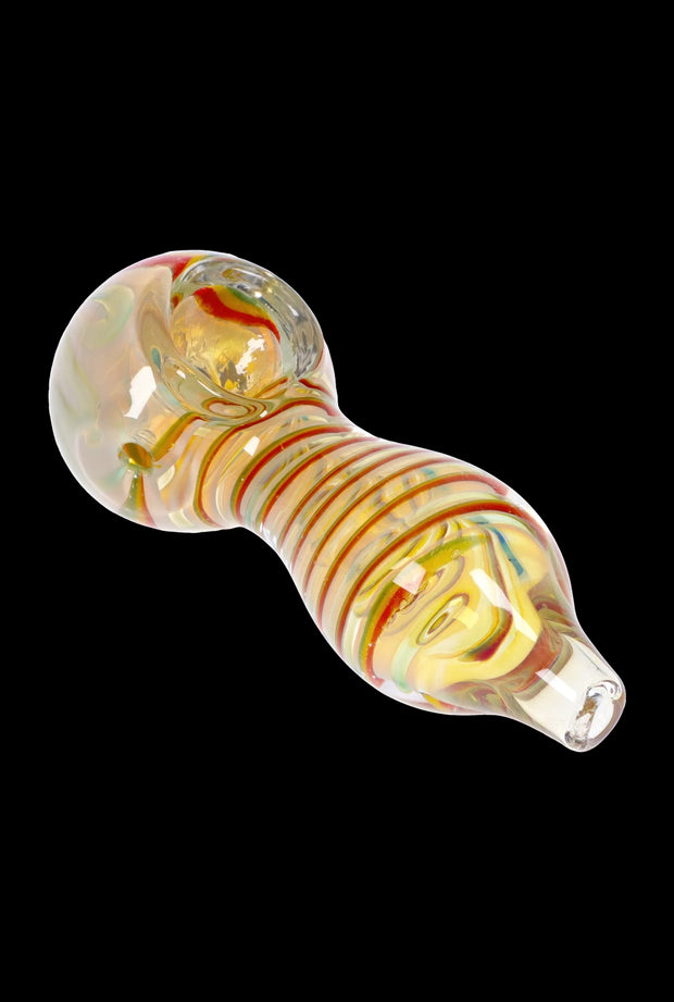 Valiant Twisting Stripe Spoon Pipe - 2.5 in.
