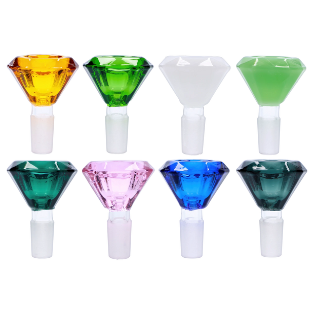 Valiant 14mm Glass Dazzling Diamond Herb Bowl