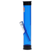 JM Plastics Straight Tube with Carb Hole Acrylic Water Pipe