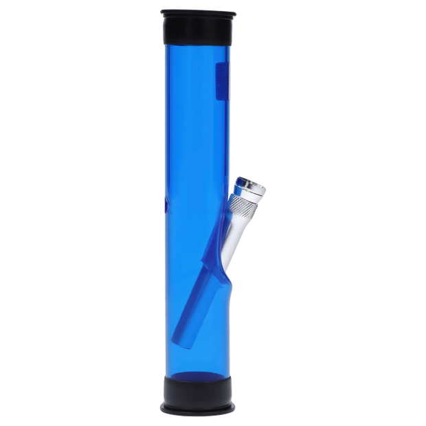 JM Plastics Straight Tube with Carb Hole Acrylic Water Pipe