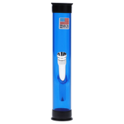JM Plastics Straight Tube with Carb Hole Acrylic Water Pipe