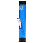 JM Plastics Straight Tube with Carb Hole Acrylic Water Pipe