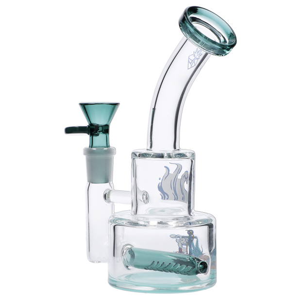 Cabana Cannabis Co. Parasol Dab Rig Teal - 6in