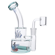 Cabana Cannabis Co. Parasol Dab Rig Teal - 6in