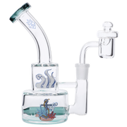 Cabana Cannabis Co. Parasol Dab Rig Teal - 6in