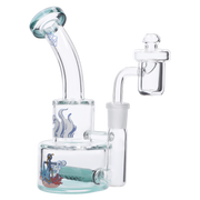 Cabana Cannabis Co. Parasol Dab Rig Teal - 6in