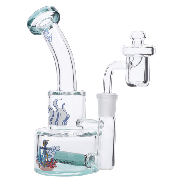 Cabana Cannabis Co. Parasol Dab Rig Teal - 6in