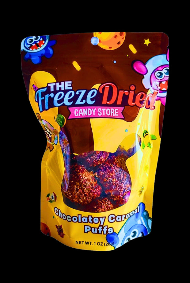 Chocolatey Caramel Puffs