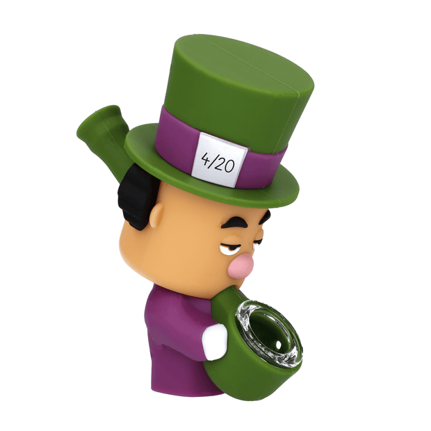 April Silicone Mad Hatter Dry Pipe