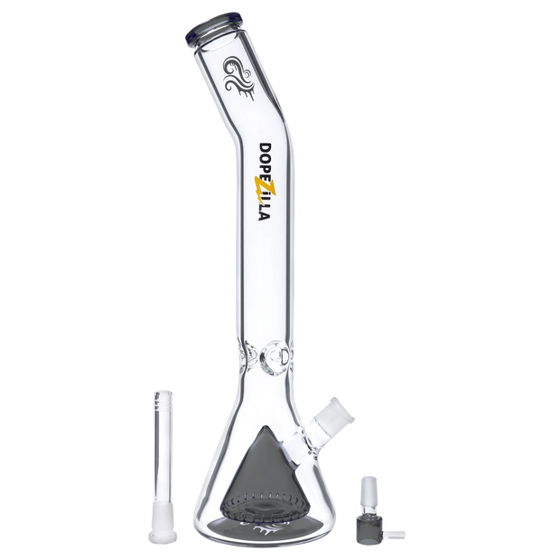 Dopezilla Titans Oceanus Water Pipe Black 18 in.