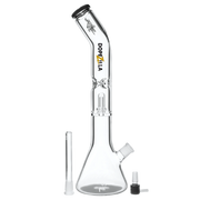 Dopezilla Titans Promethus Water Pipe Black 18 in.