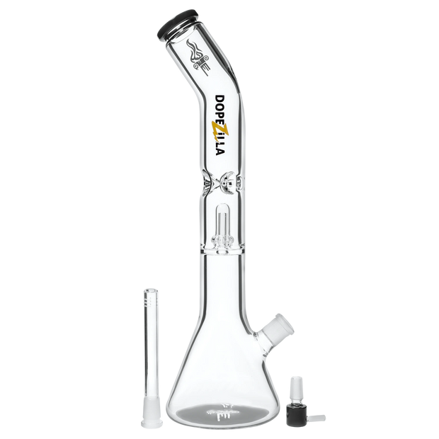 Dopezilla Titans Promethus Water Pipe Black 18 in.
