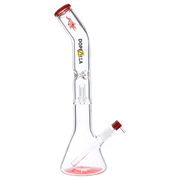 Dopezilla Titans Promethus Water Pipe Red 18 in.