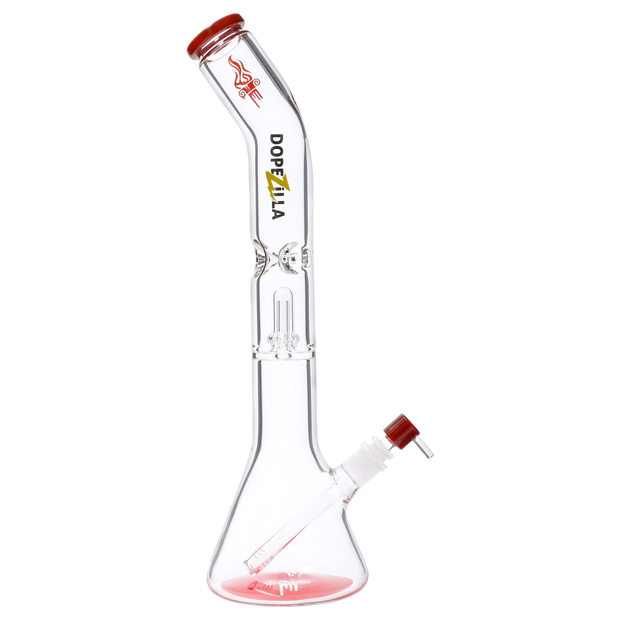 Dopezilla Titans Promethus Water Pipe Red 18 in.