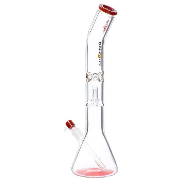 Dopezilla Titans Promethus Water Pipe Red 18 in.